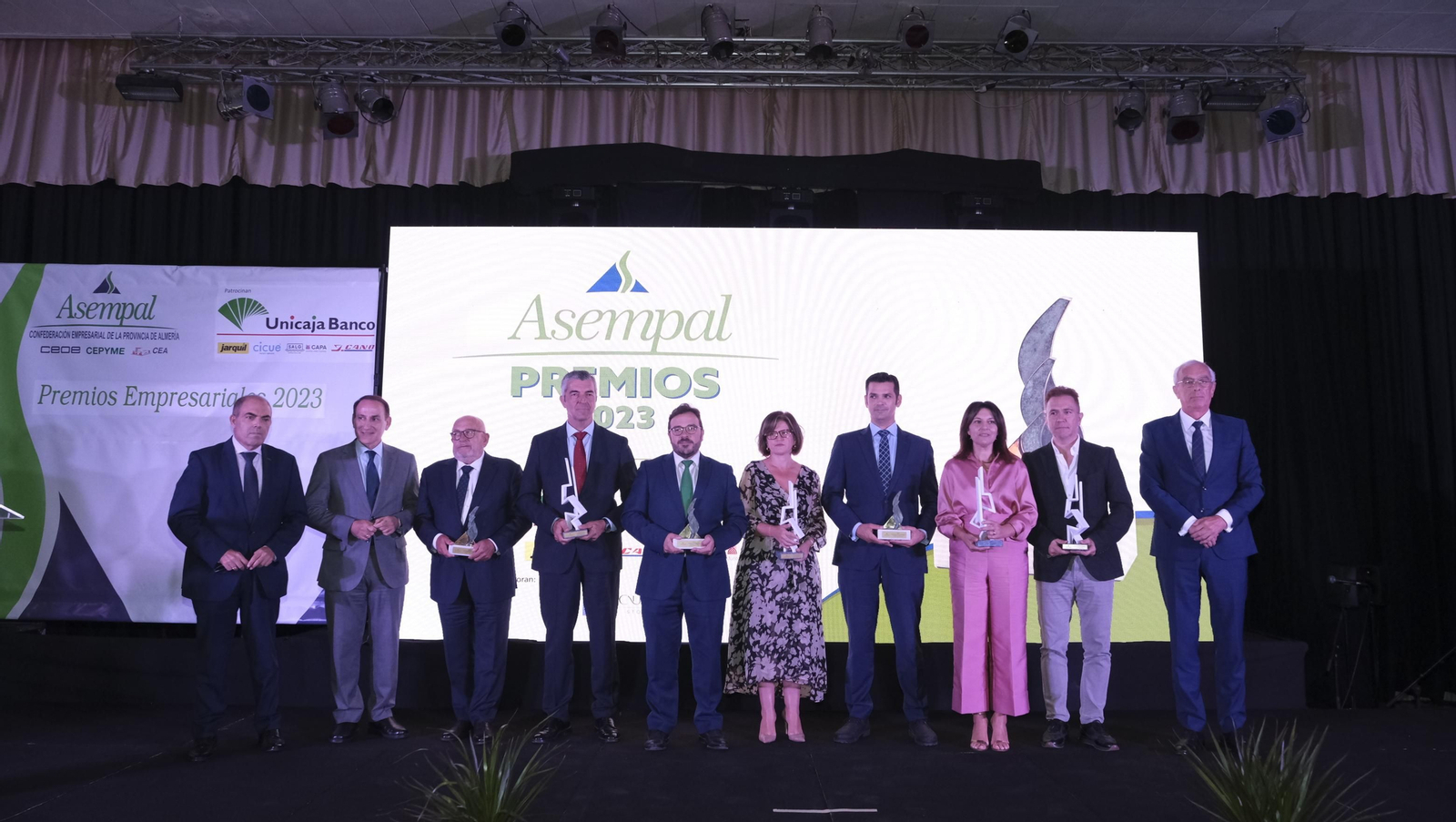 Imágenes de la gala de entrega de los Premios Asempal 2023, en el Hotel Playadulce