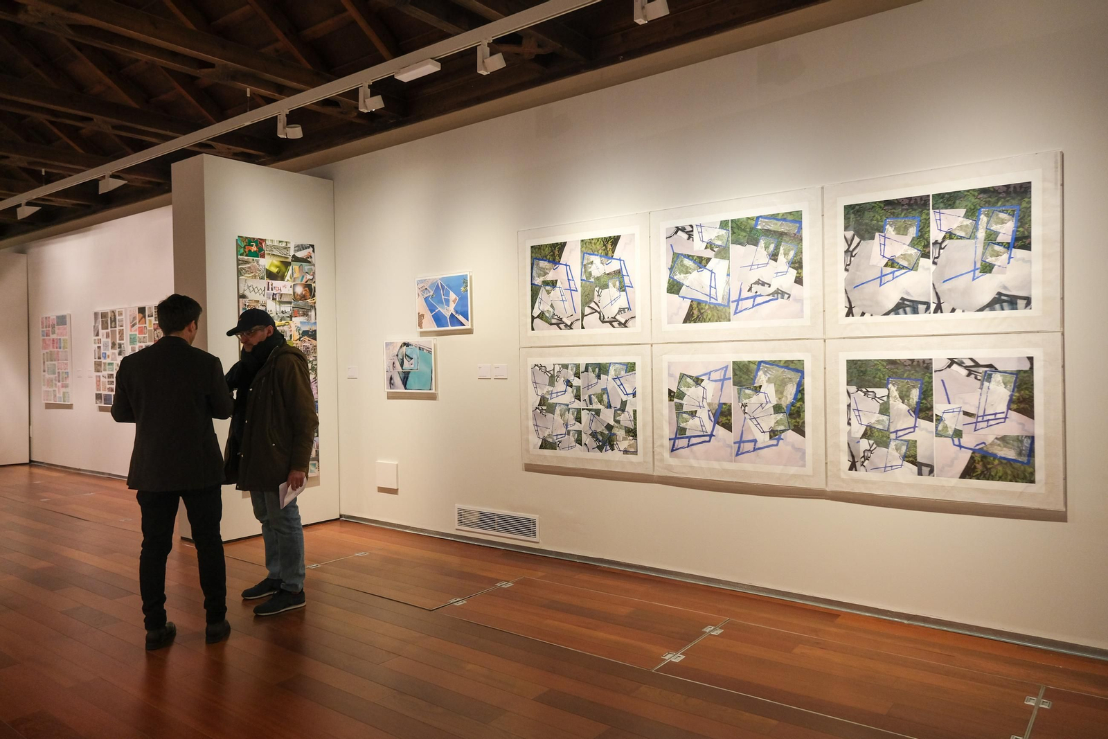 Imágenes de la inauguración de una exposición de Luis Gordillo en el Espacio Santa Clara