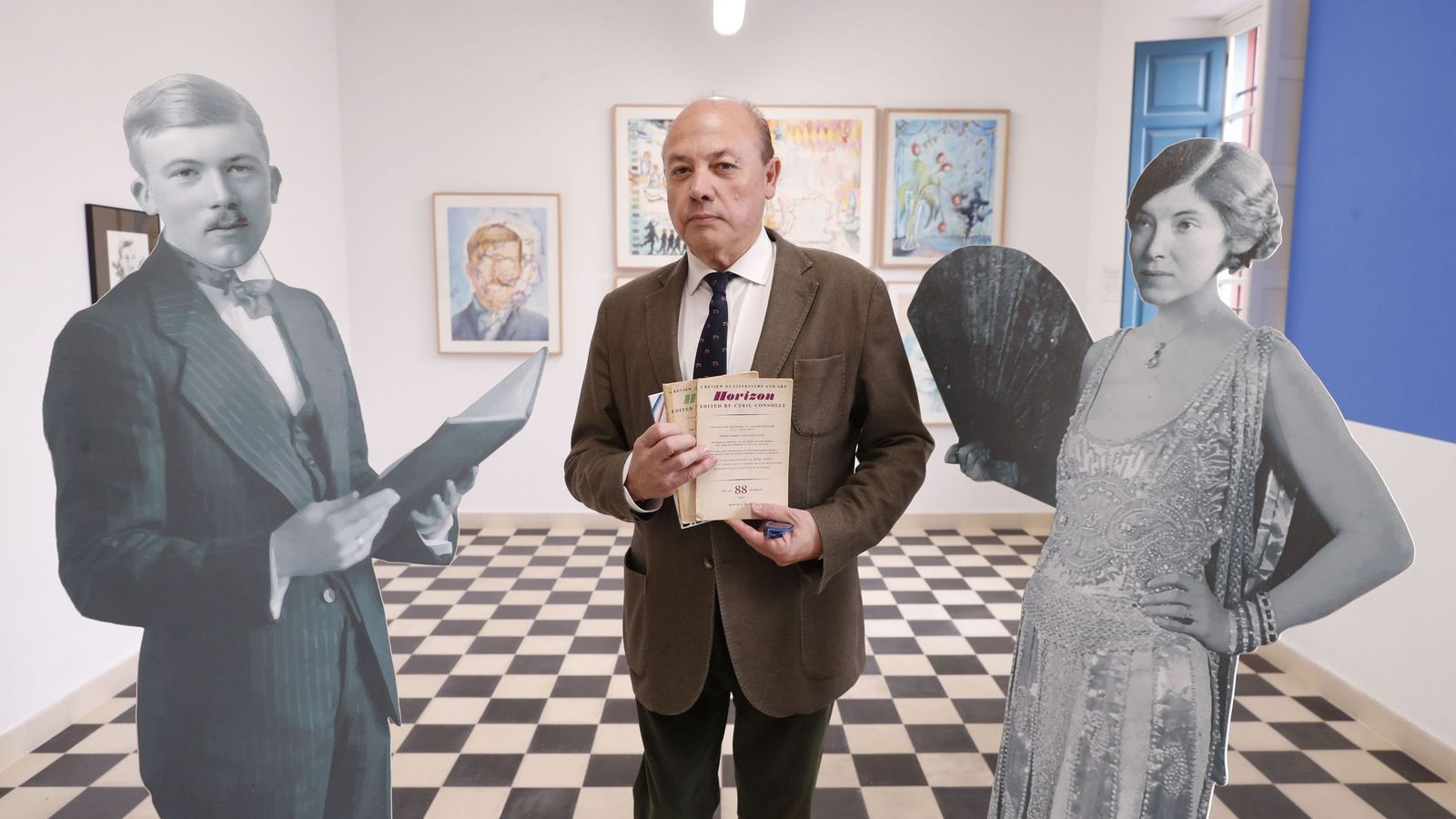 Alfredo Taján, en la Casa Gerald Brenan.