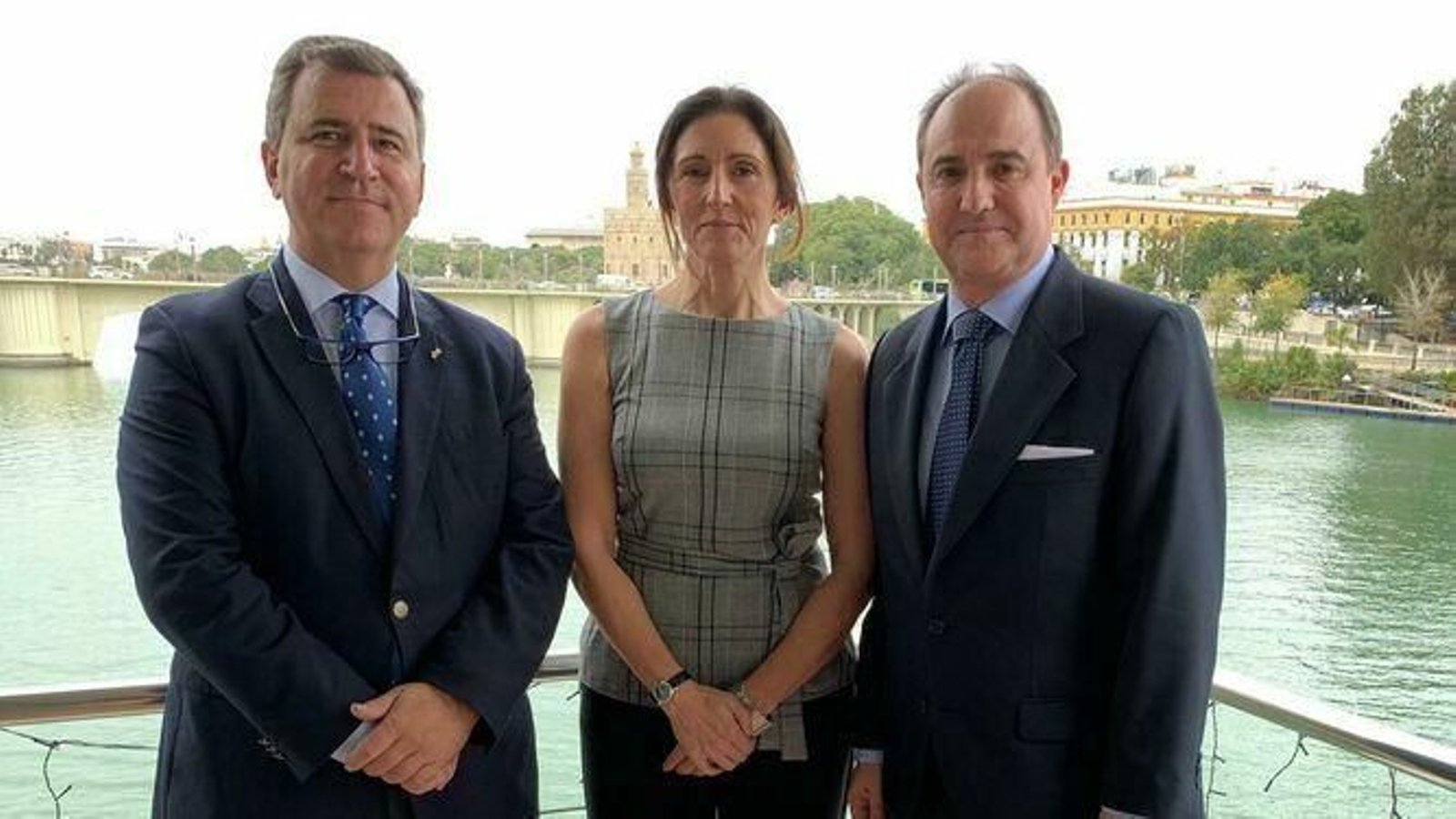 Benito Mateos-Nevado, Asunción Loriente y Miguel Rovira.