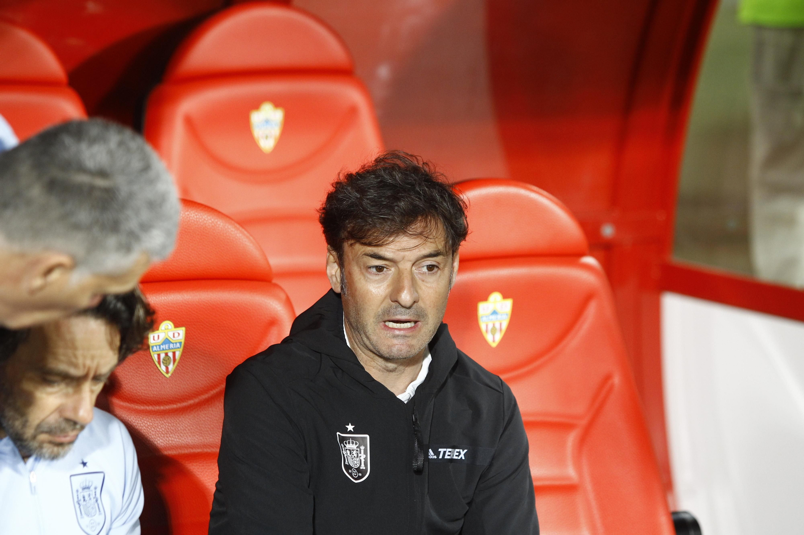 Imágenes del partido de fútbol amistoso entre las selecciones de España y Suiza Sub 21, disputado en Almería