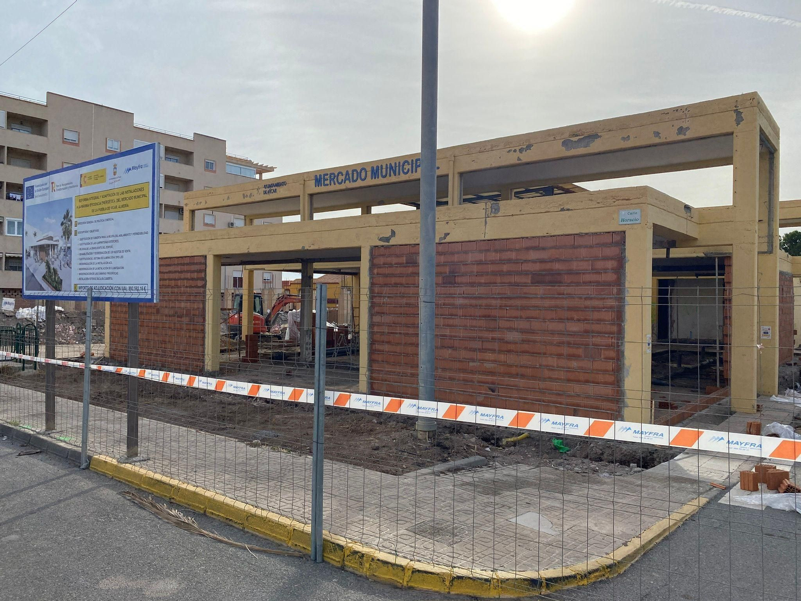 Los trabajos avanzan a buen ritmo.