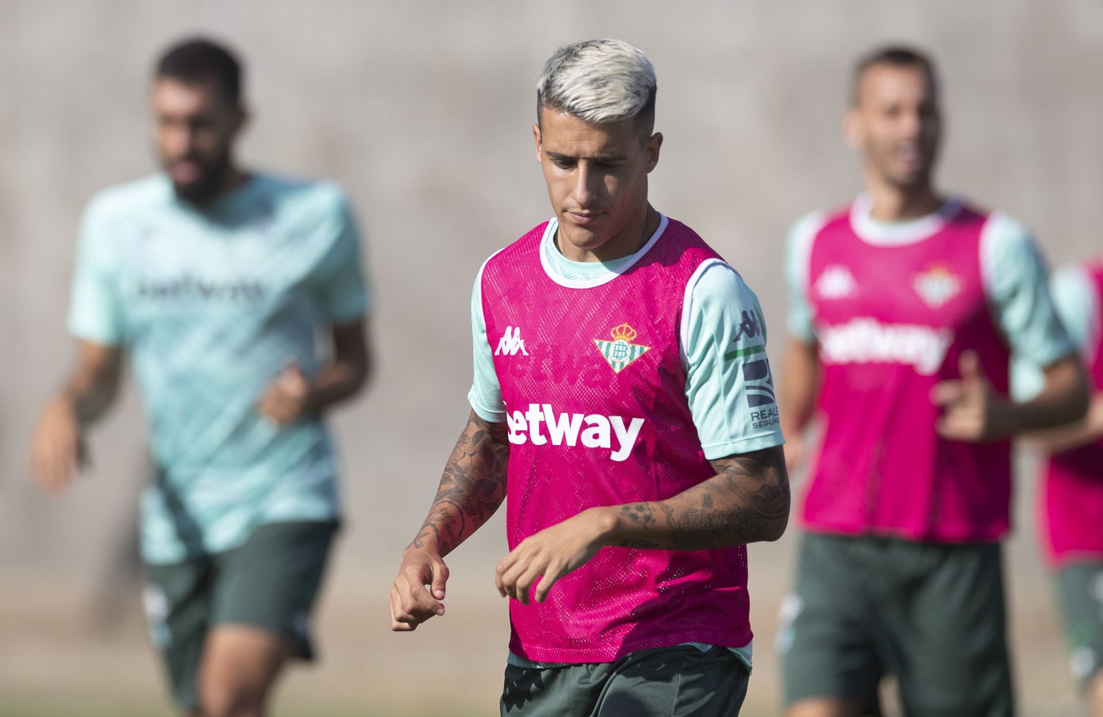 Tello, en un entrenamiento reciente.