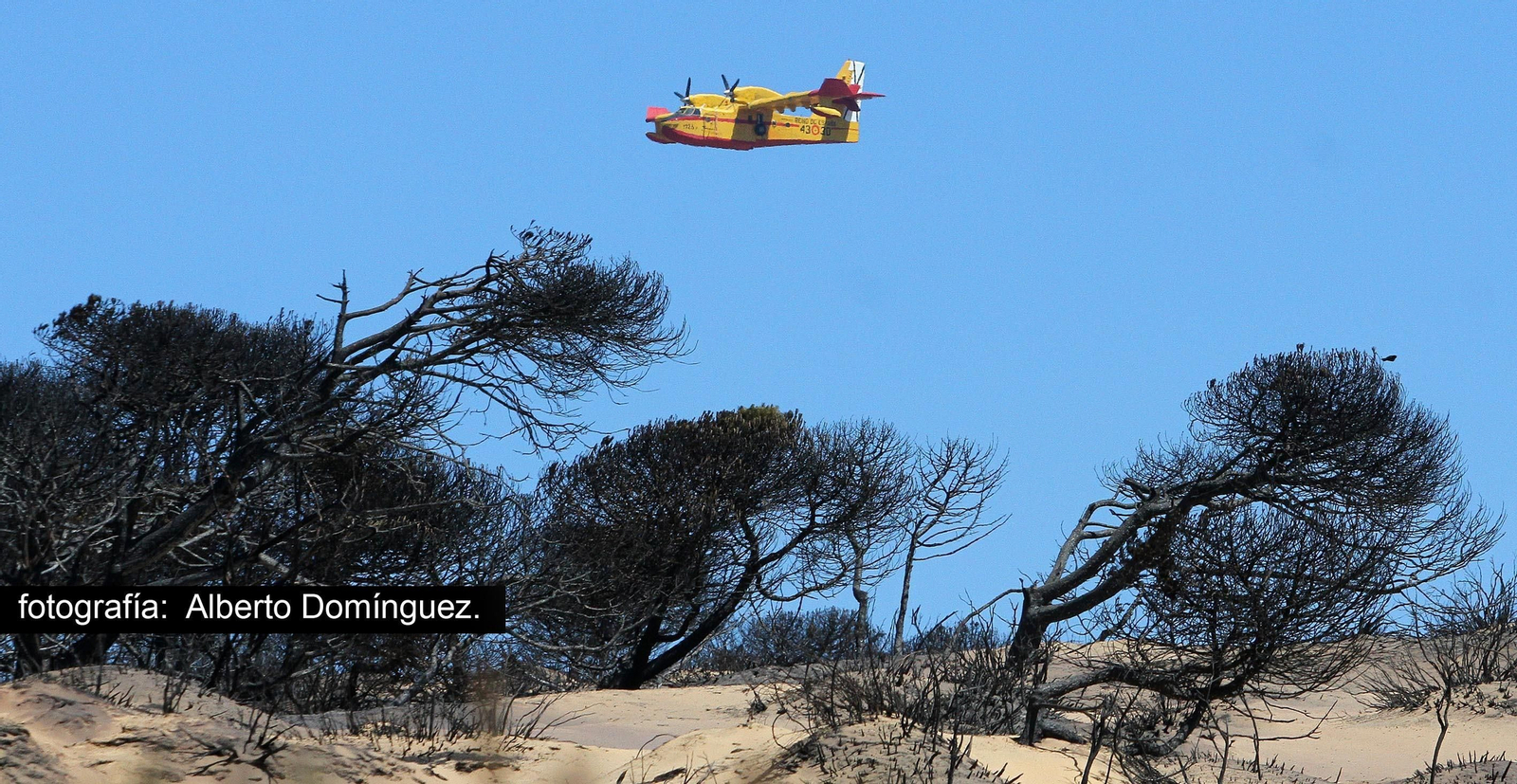 Imágenes de Cuesta Maneli tras el incendio.