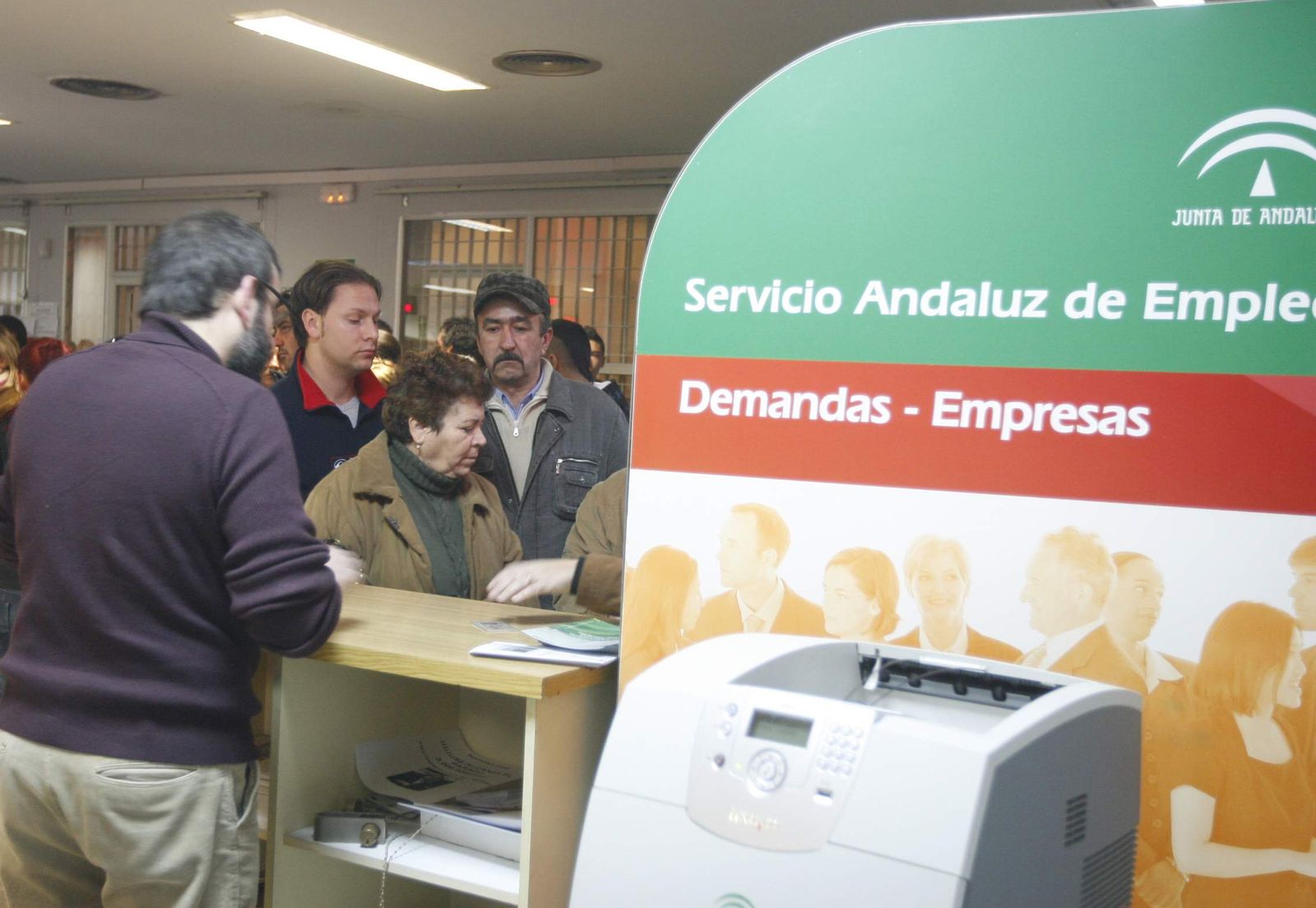 Imagen de archivo de una oficina del SAE