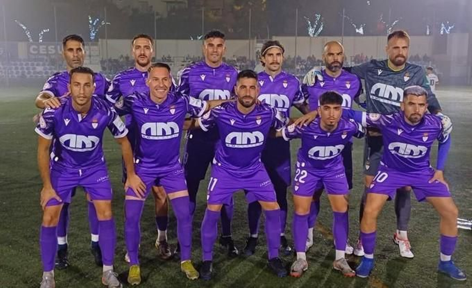 Alineación inicial del Real Jaén en el Nuevo San Ignacio.