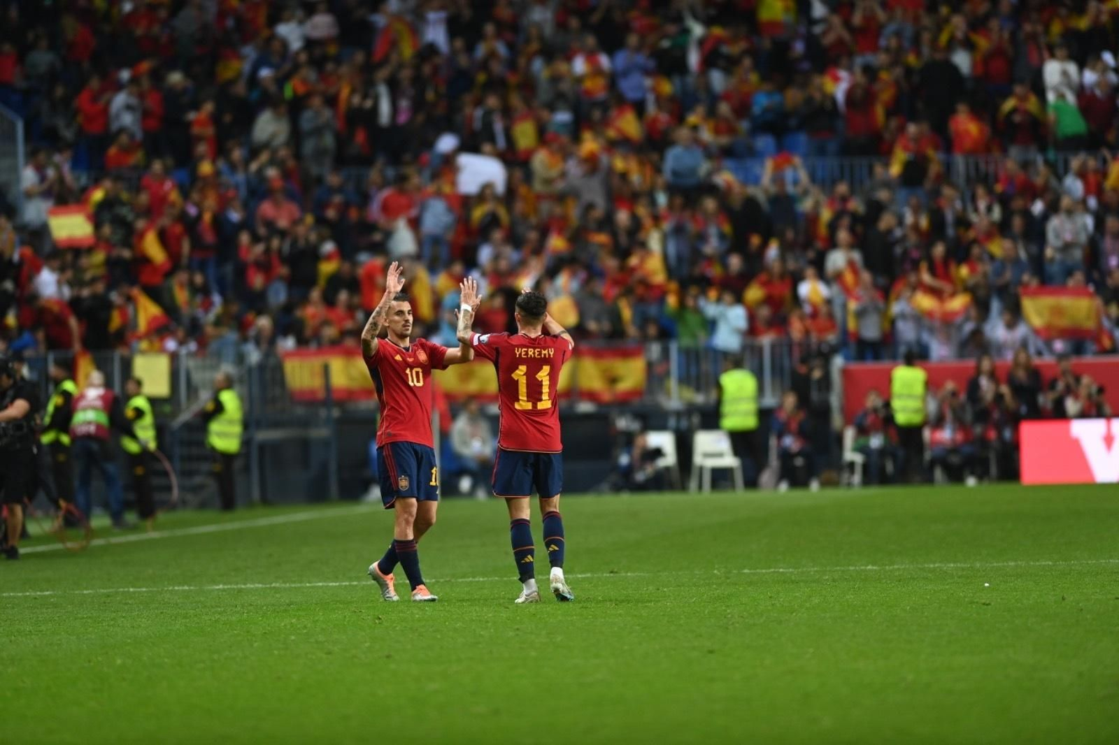 España-Noruega de Málaga, en fotos