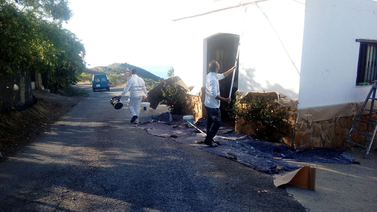 Puesta a punto de El Trebolar por las fiestas