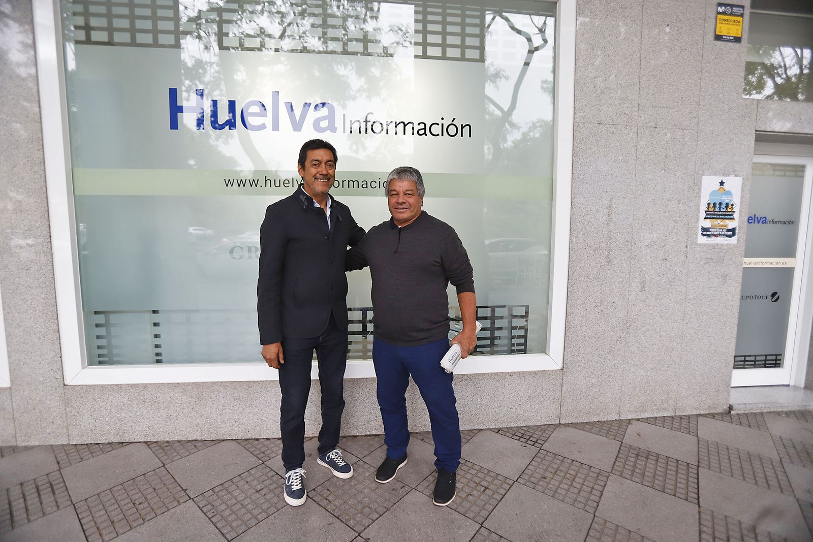Imágenes de la emotiva visita de Luzardo y Alzugaray a Huelva Información