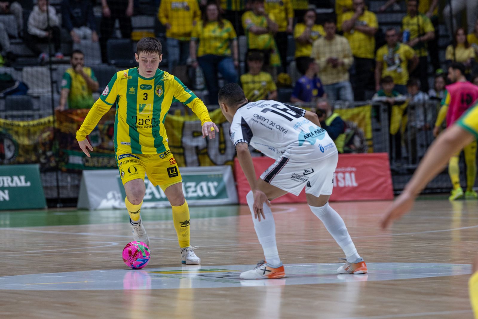 Las mejores imágenes de las tablas entre Jaén Paraíso Interior FS y Noia Portus Apostoli