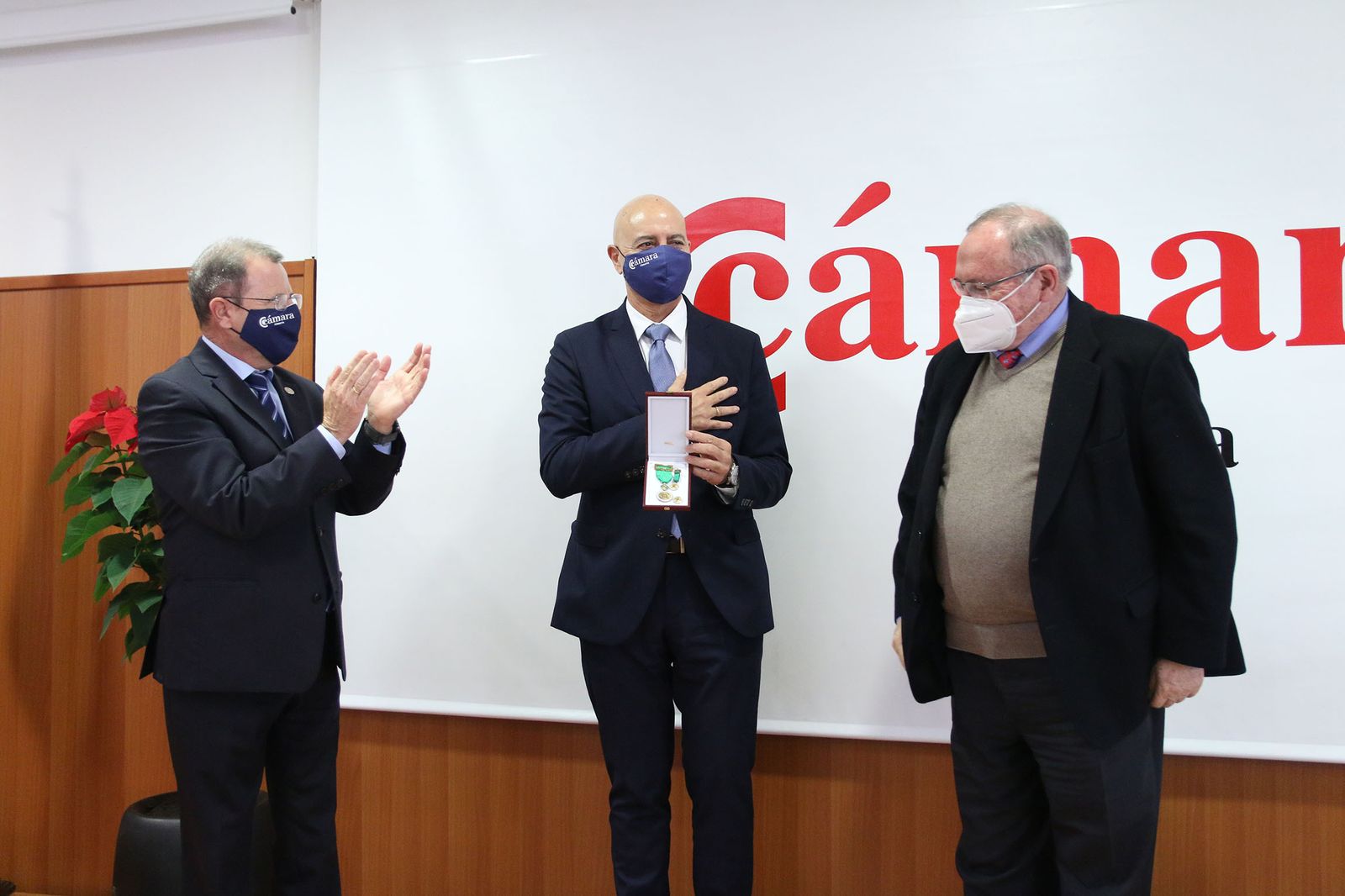 Fotogalería de la Medalla de Oro al Mérito Cameral a D. Diego Martínez Cano