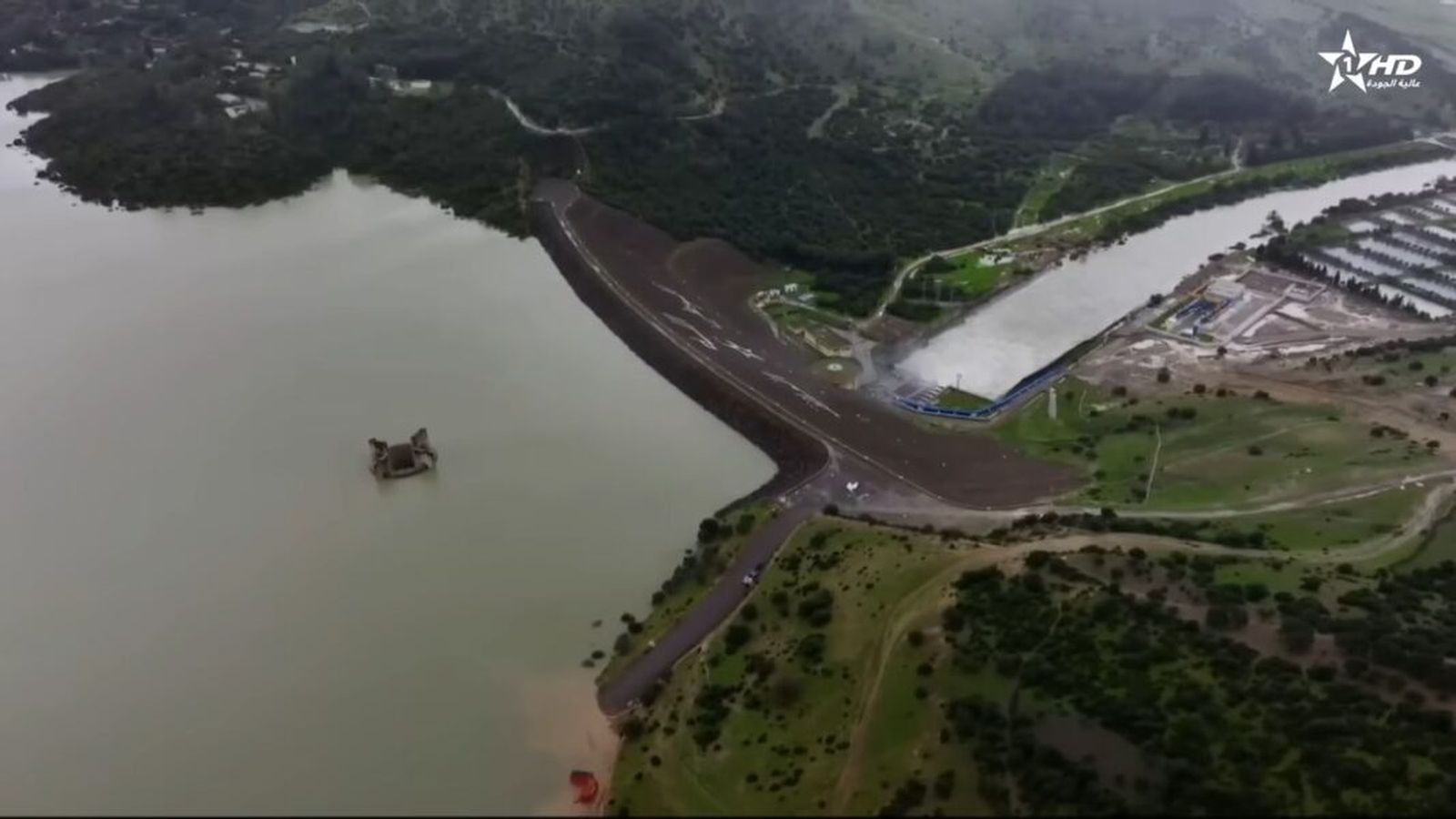 El embalse de Oued Makhazine, el mayor del país.
