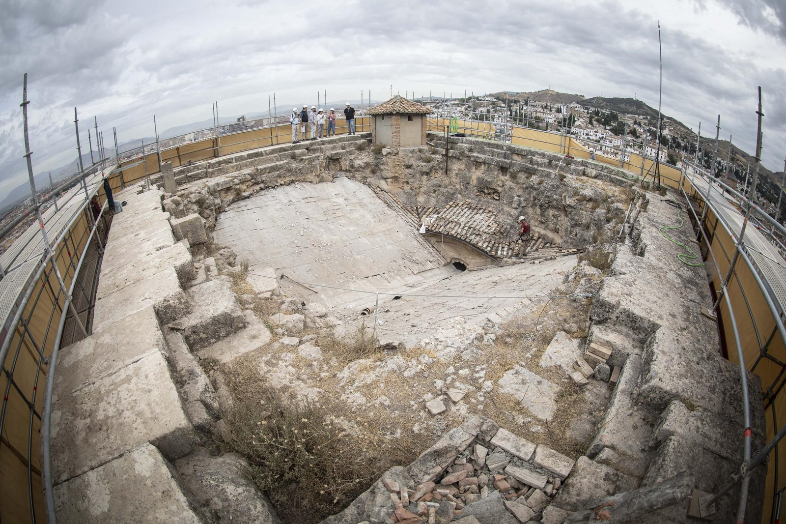 Las obras de restauración de la torre de la Catedral descubren sus secretos