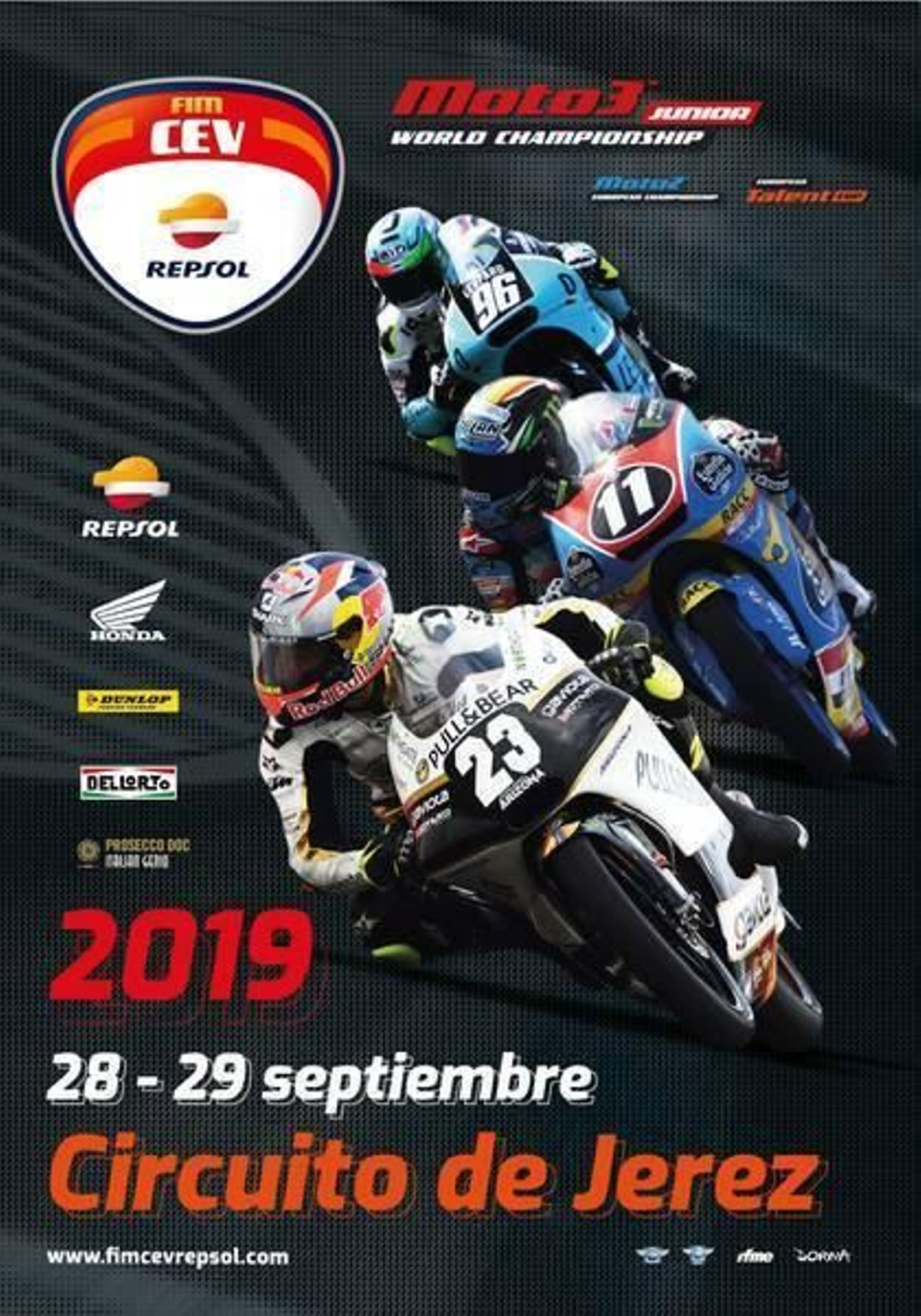 Cartel de la cita jerezana del FIM CEV Repsol.