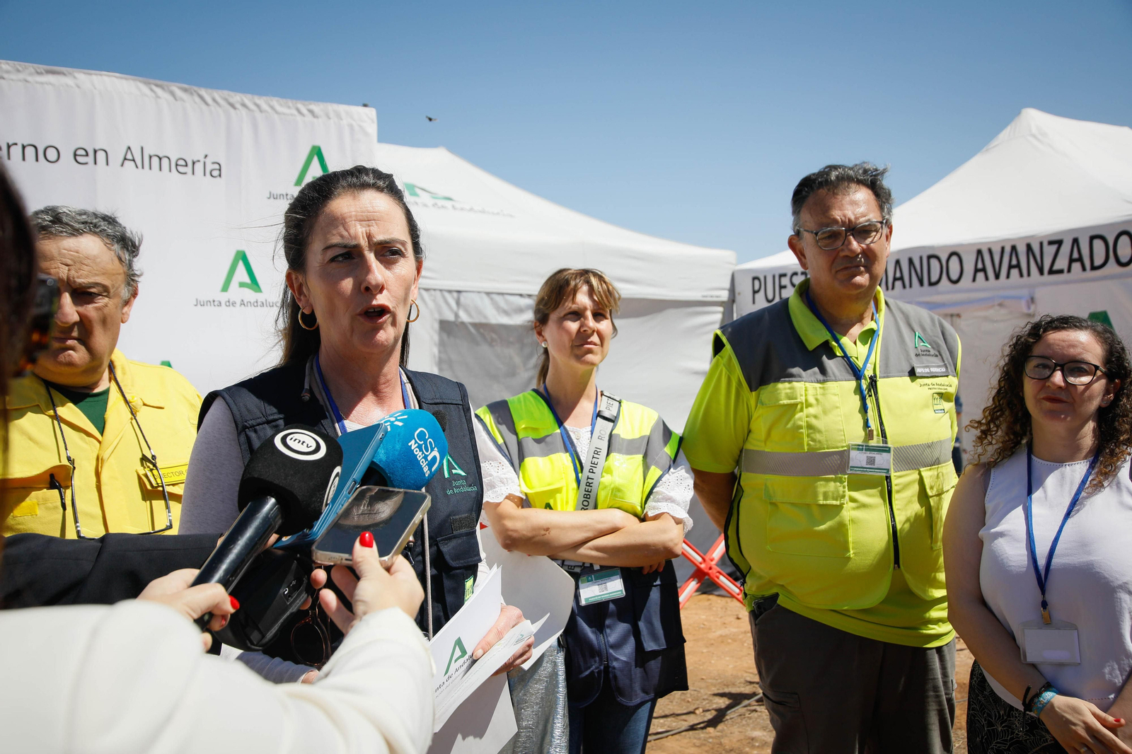 Así se ha vivido el simulacro de incendio forestal en Turre