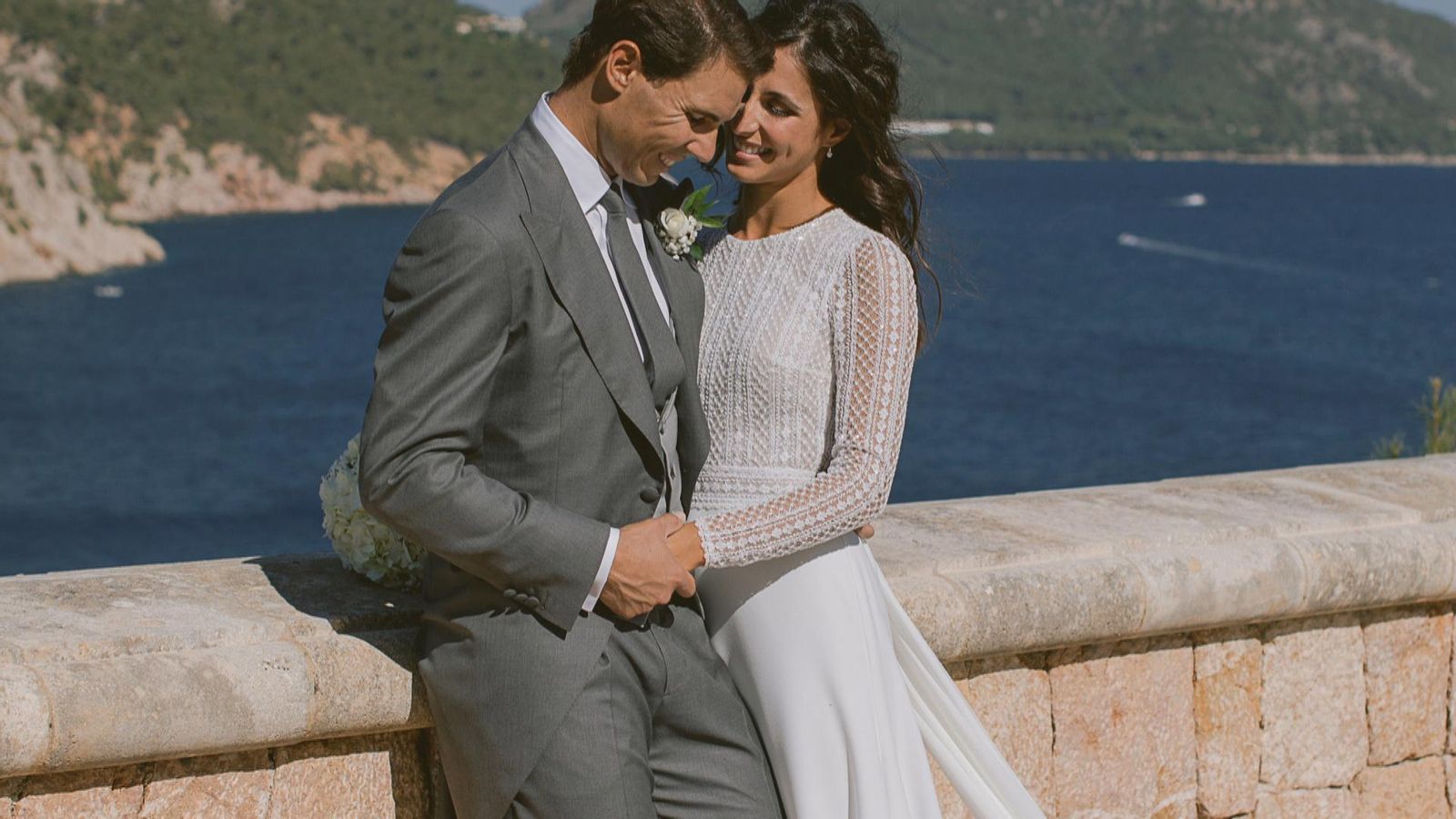 Foto de la boda de Rafa Nadal y Mery Perelló en octubre.