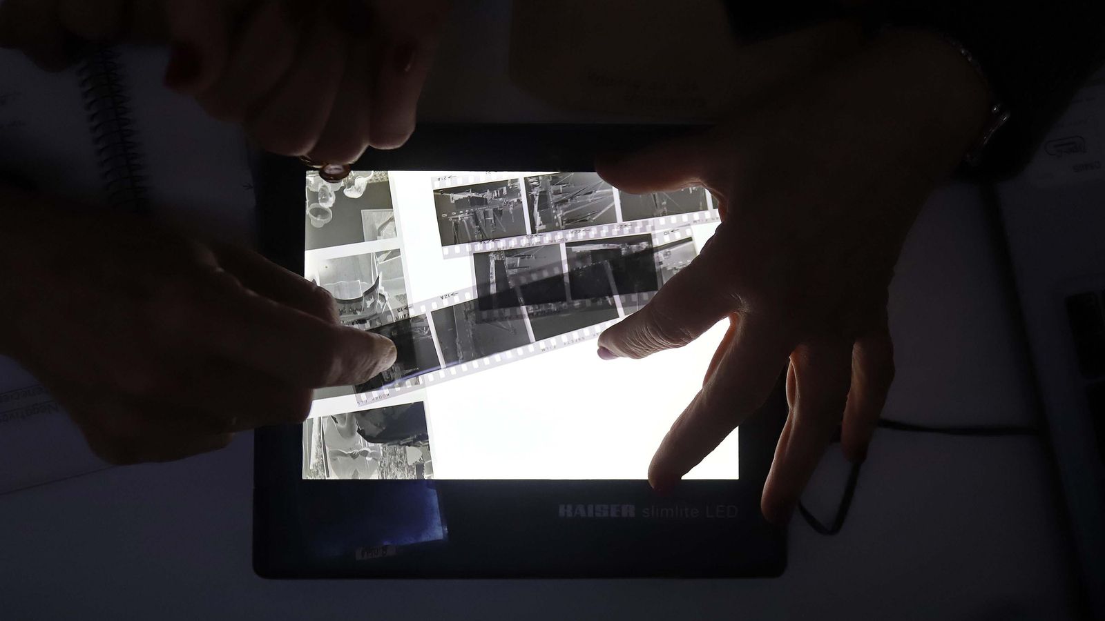 Los negativos se conservaron durante años en cajas estancas.