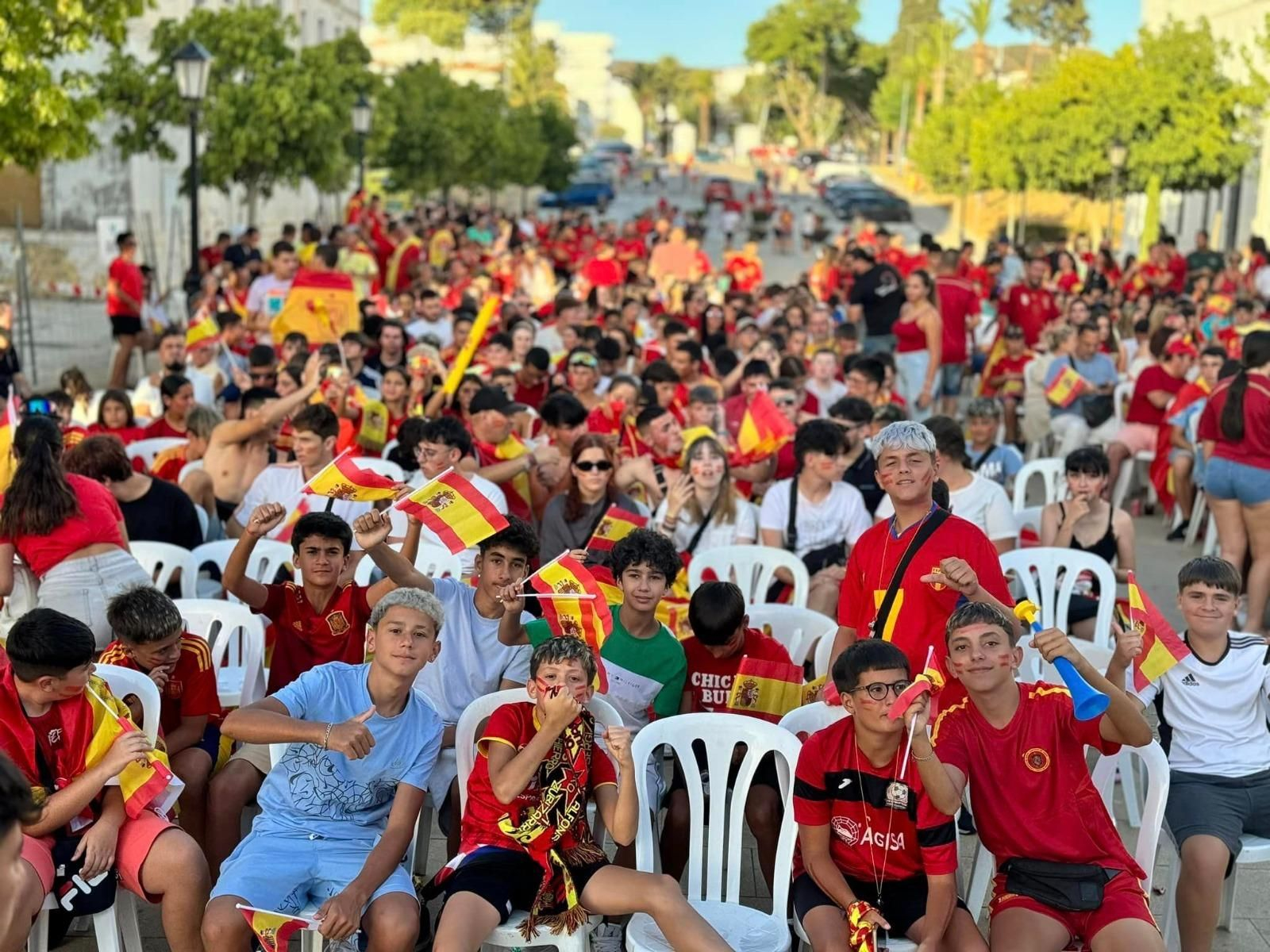 Así vivió el Campo de Gibraltar el España - Inglaterra de la Eurocopa