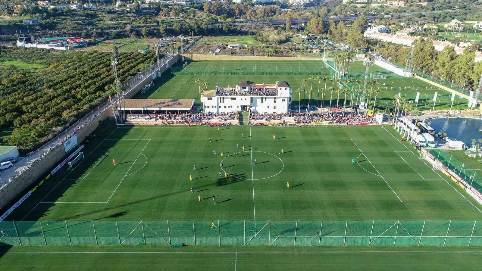 Plano picado del Marbella Football Center