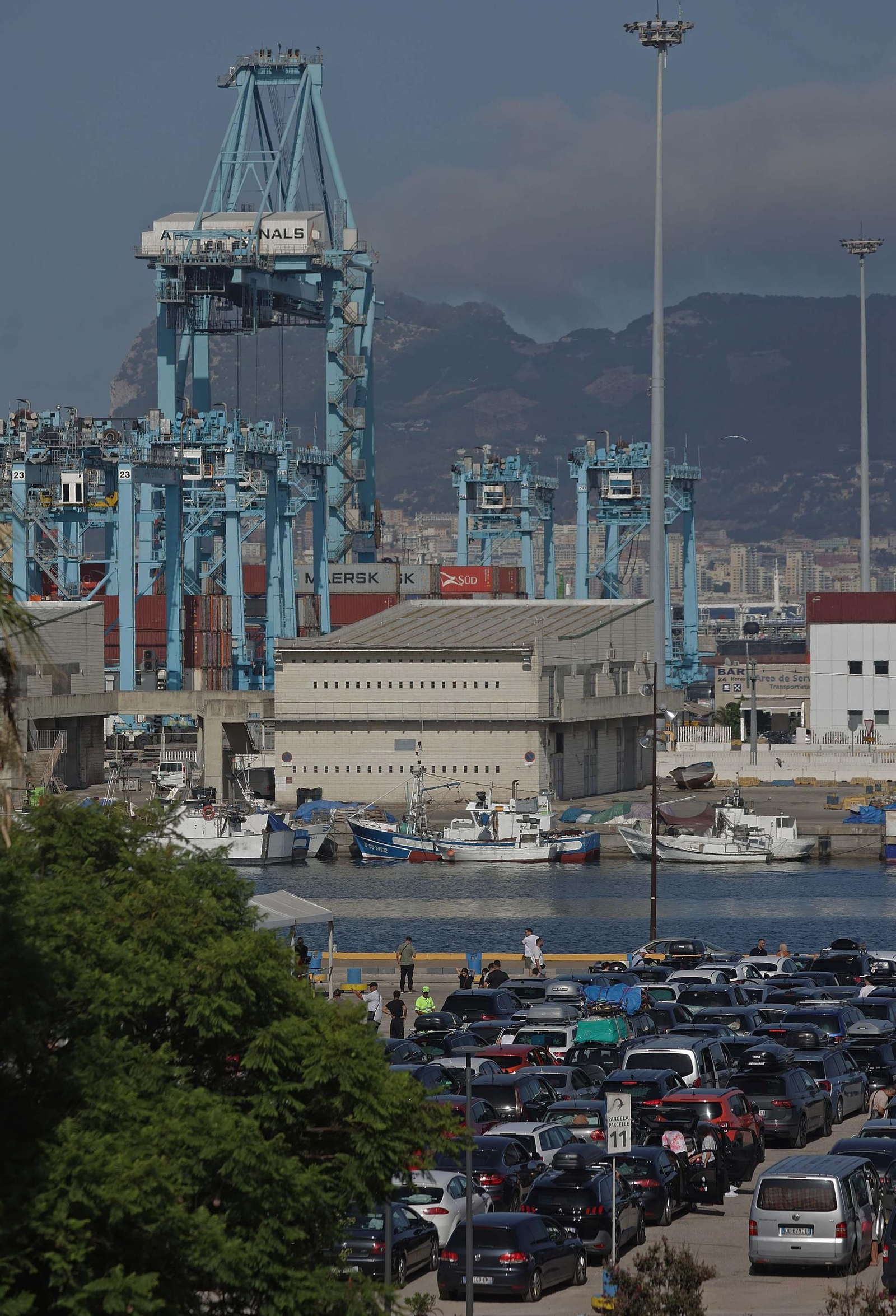 Fotos del primer sábado de agosto en la Operación Paso del Estrecho en Algeciras