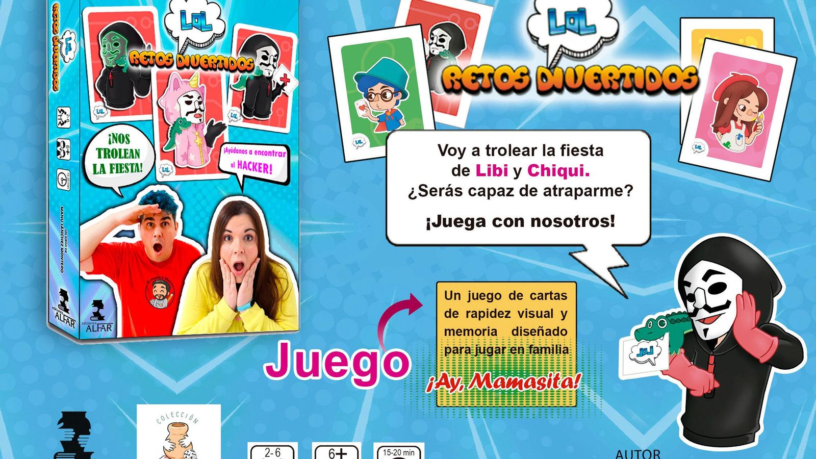 Imagen del juego de mesa de LOL Retos Divertidos. Imagen del juego de mesa de LOL Retos Divertidos.