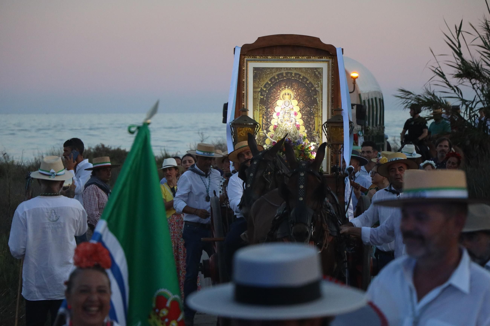 Momento de la romería.
