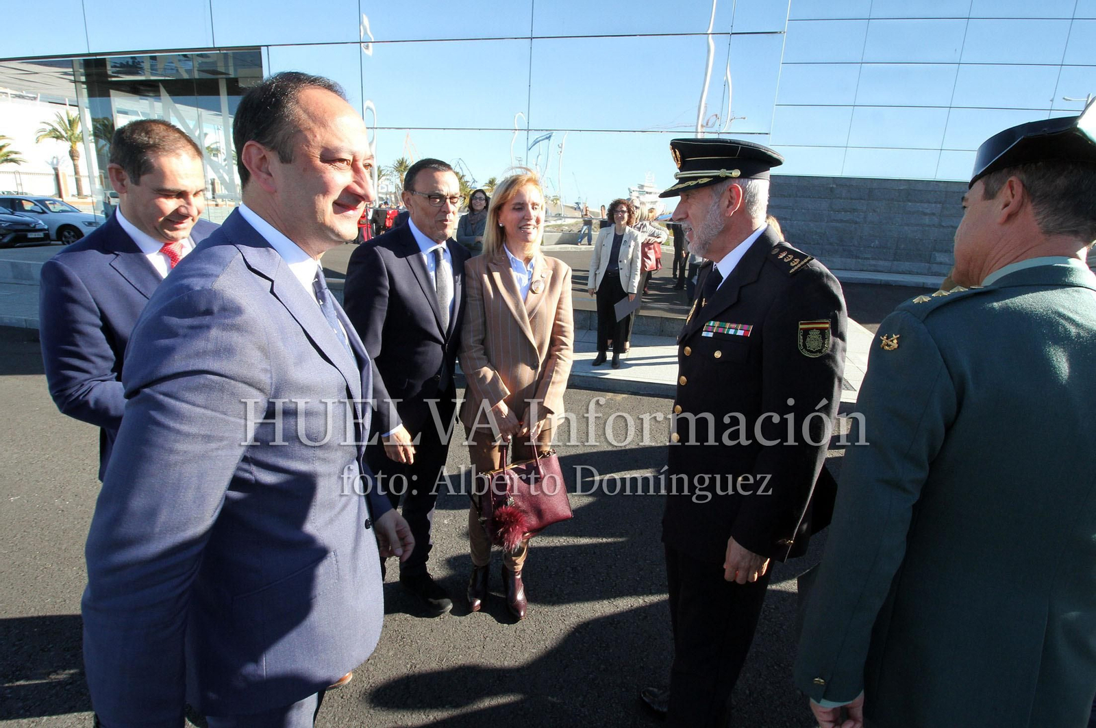 Inauguración de la Nueva Lonja del Puerto de Huelva, en imágenes