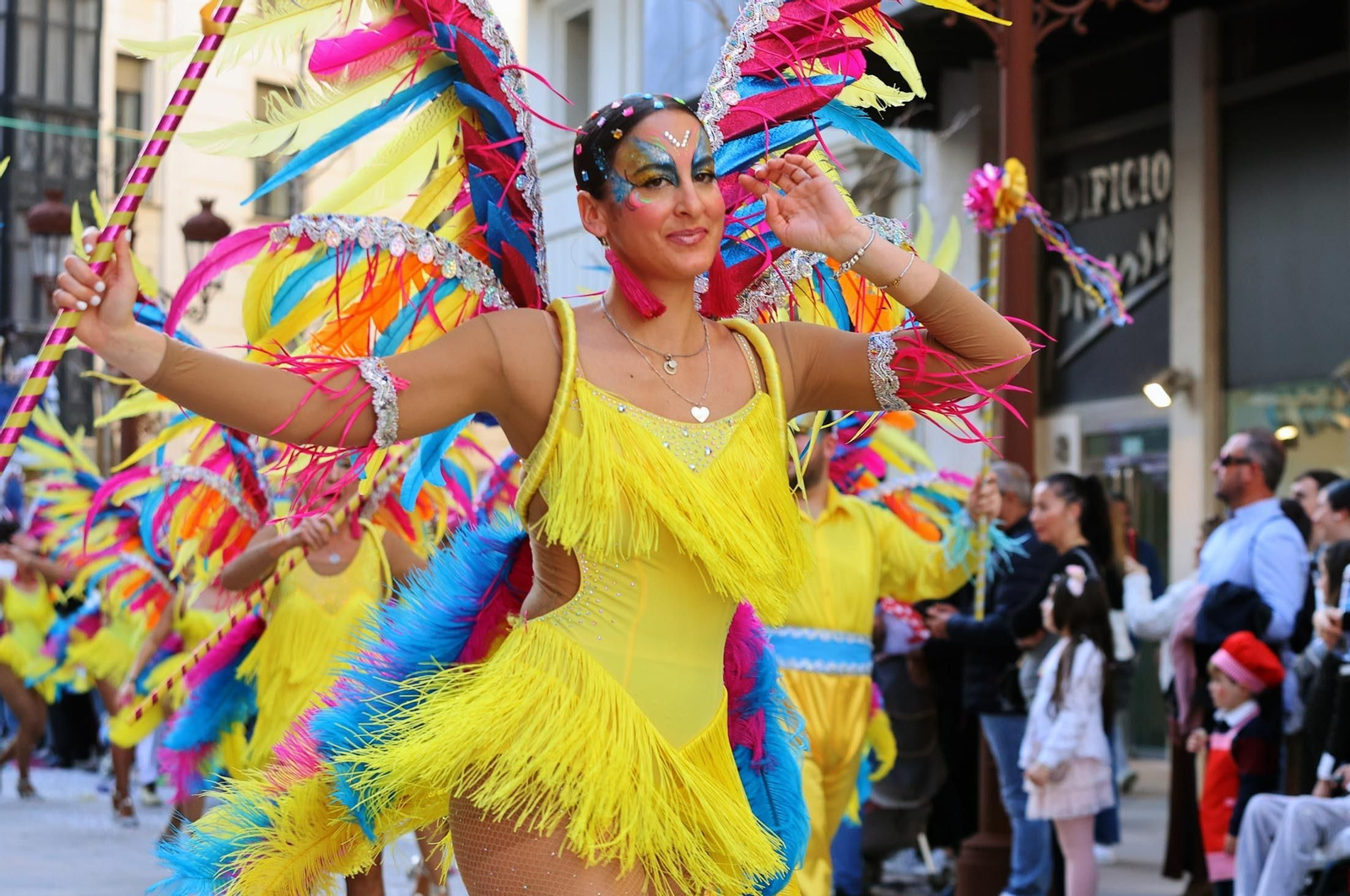 Imágenes de la cabalgata del Carnaval Colombino 2024