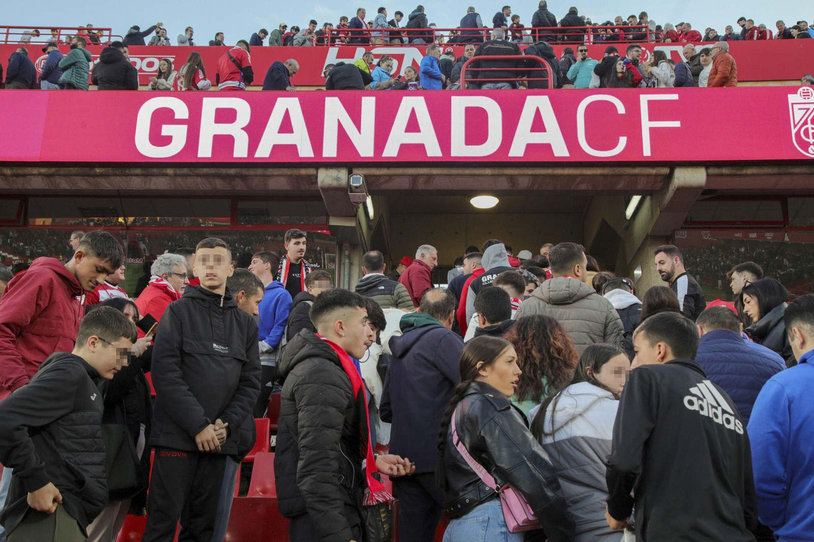 Las imágenes de la suspensión del Granada - Athletic por la muerte de un aficionado