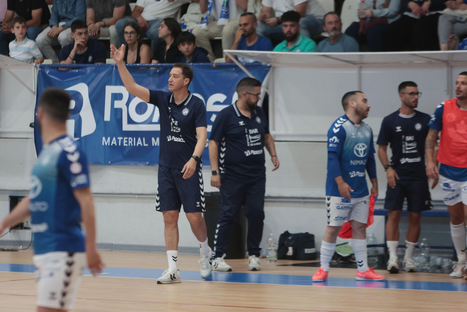 Imágenes del partido de Fútbol Sala entre el Xerez Toyota-Avanza Jaén en el polideportivo Ruiz-Mateos de Jerez
