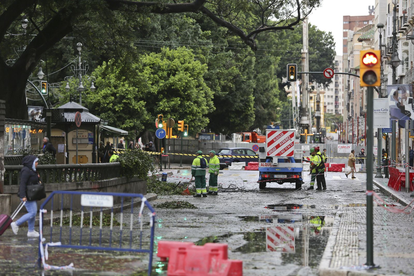 Las consecuencias del paso de 'Ana' por Málaga