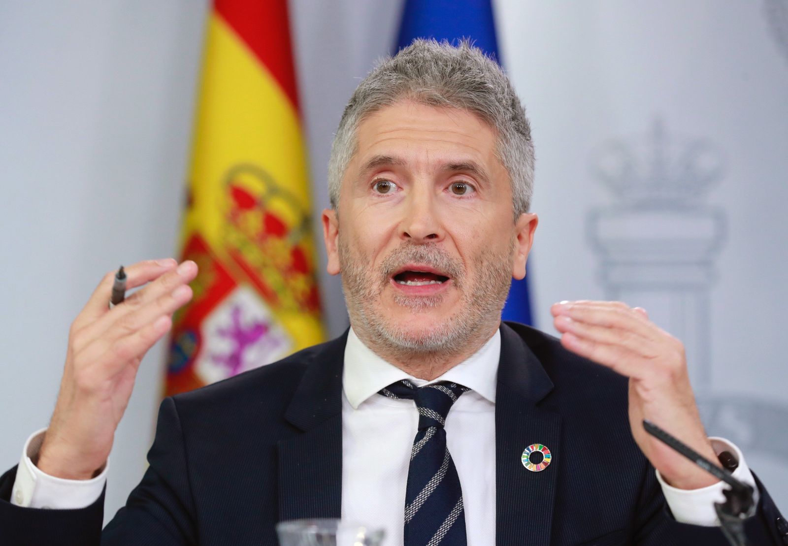 Grande Marlaska, en una comparecencia reciente.