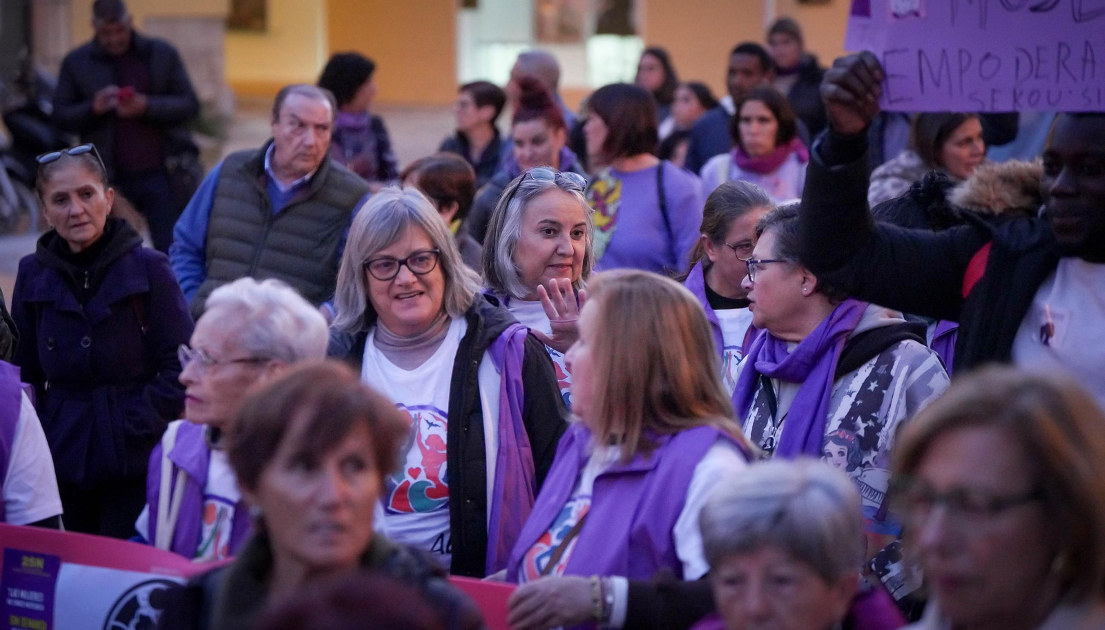 Manifestación por el 25-N en Jerez