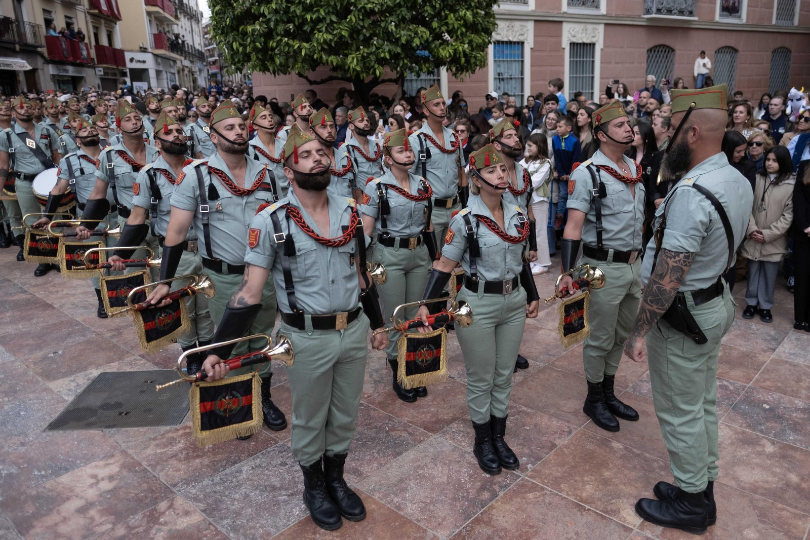 La Legión en el Miércoles Santo de Antequera, en imágenes