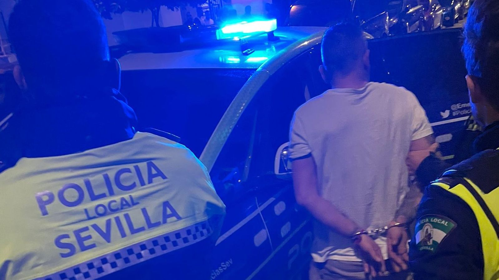 Detención del autor de las amenazas.