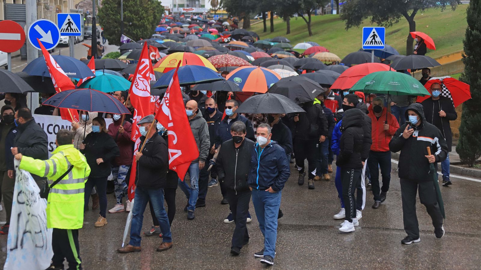 Fotos de la manifestación del metal en Algeciras