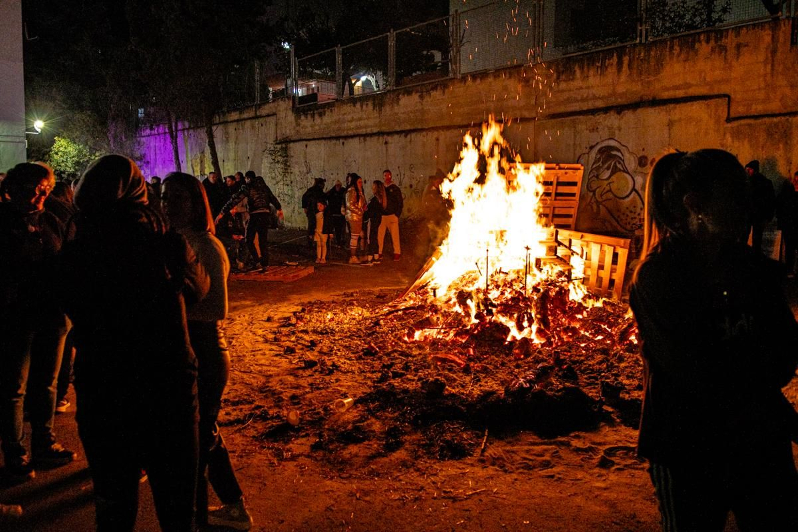 En imágenes: Armonía y convivencia alrededor del fuego por San Antón