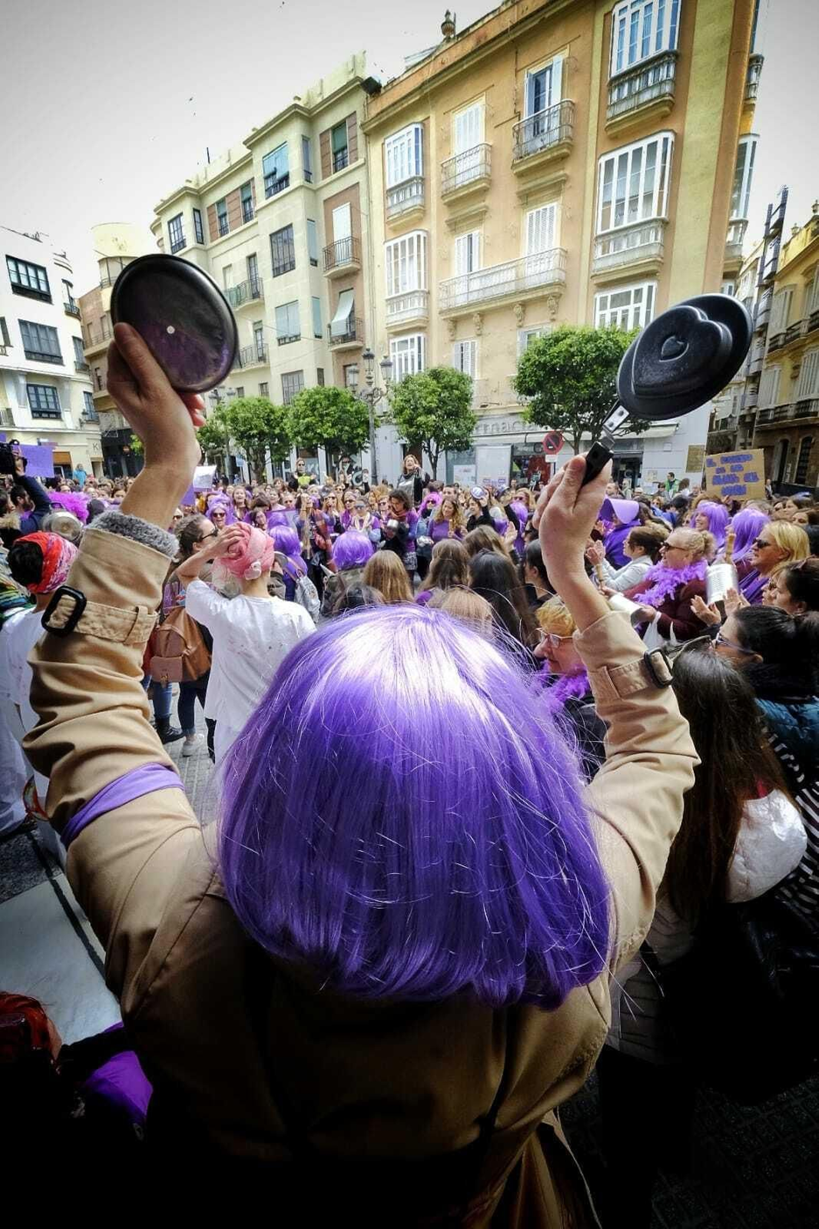 Imágenes de la celebración del 8M en Cádiz
