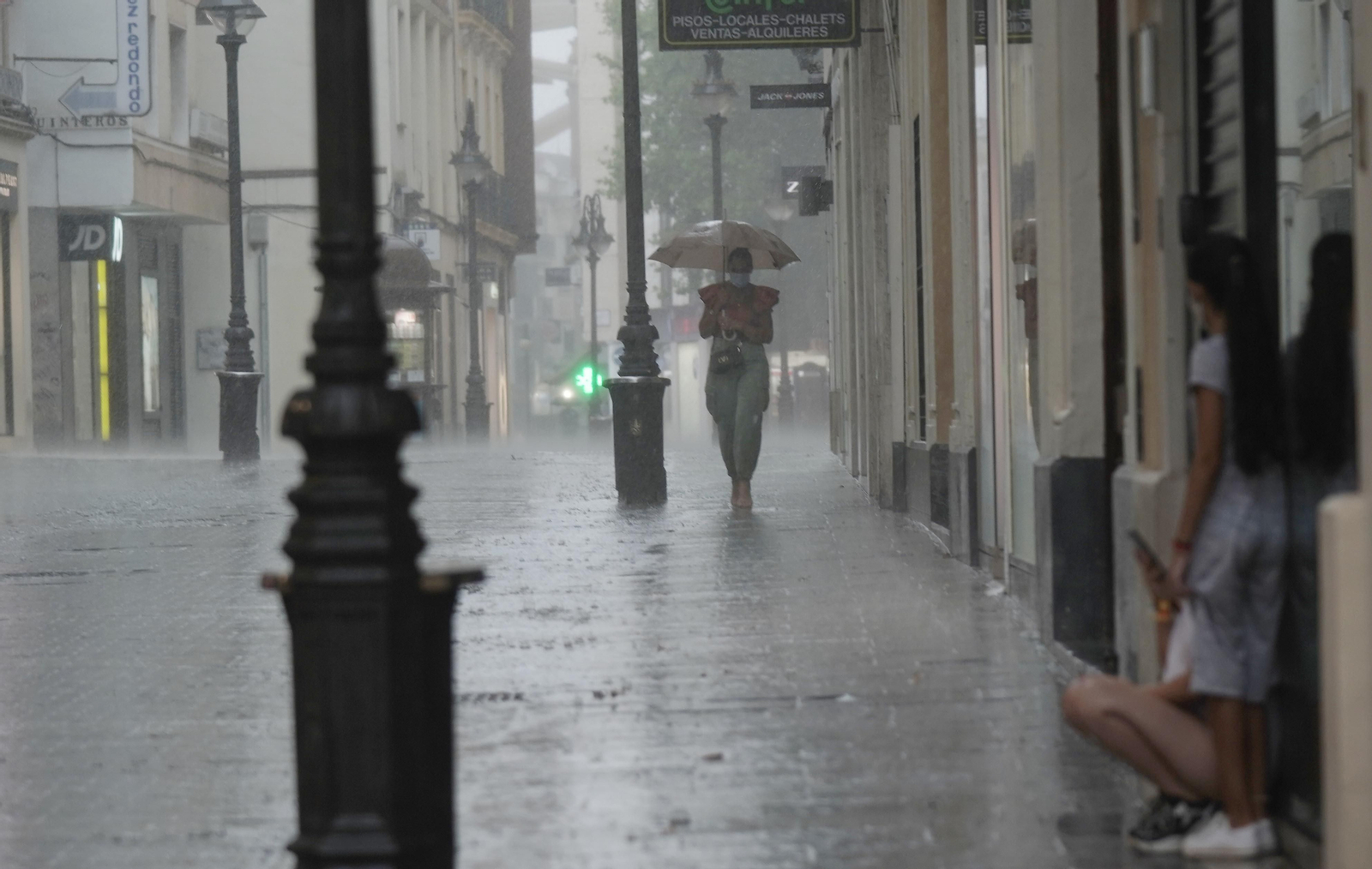 Las fotos del paso de la tormenta por Córdoba