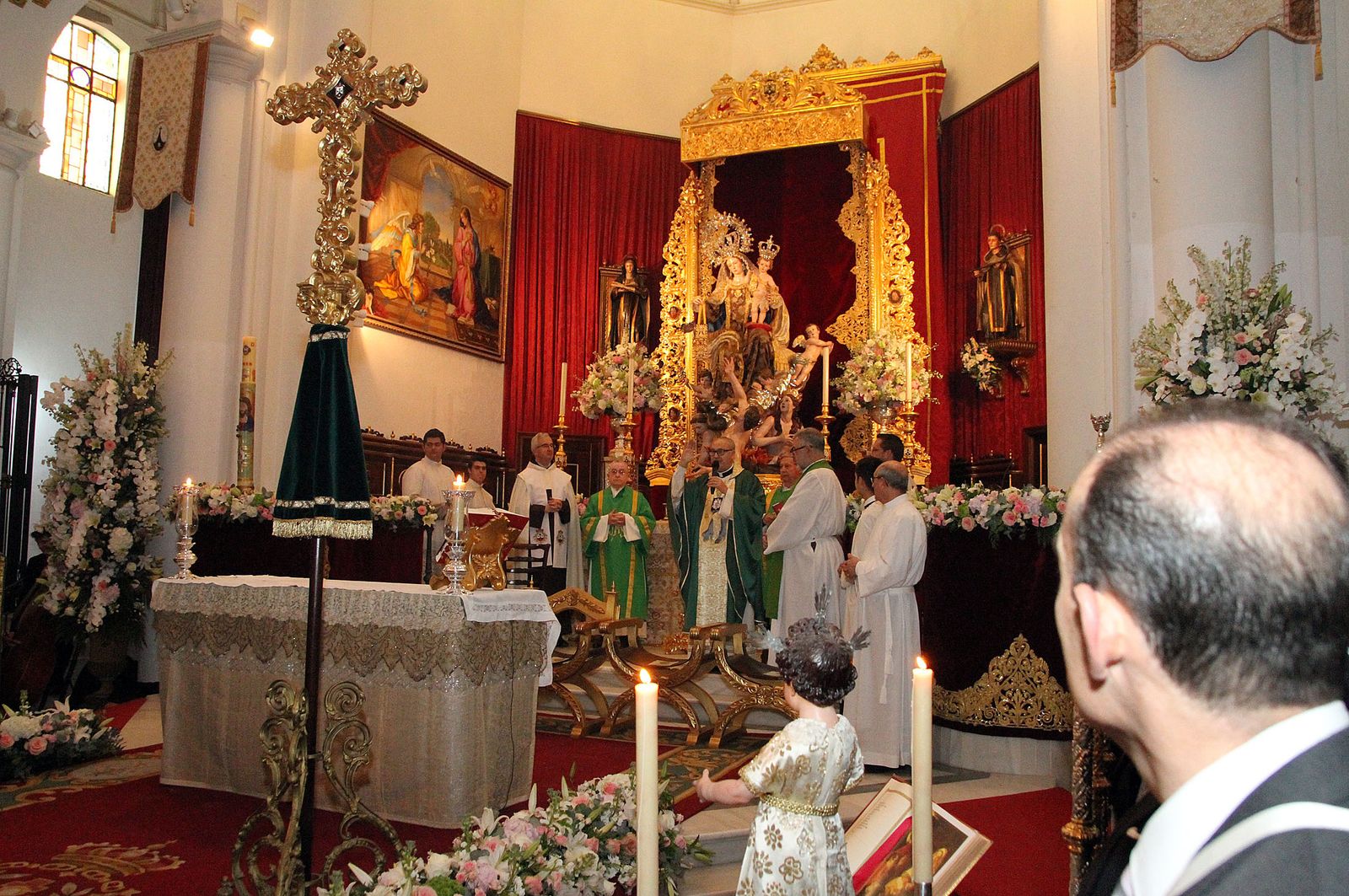 Imágenes de la bendición de la Virgen del Carmen