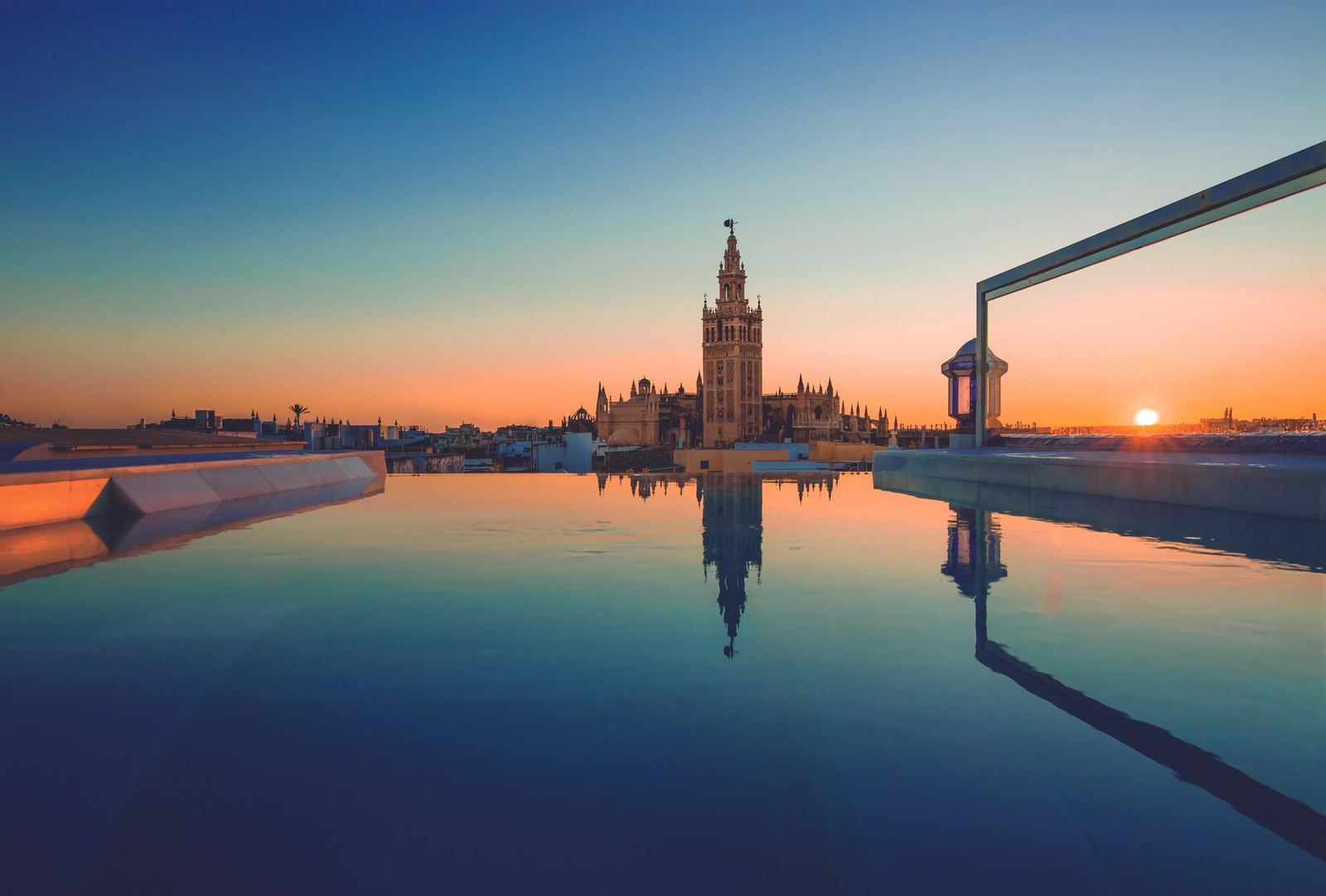 Vistas desde la terraza superior