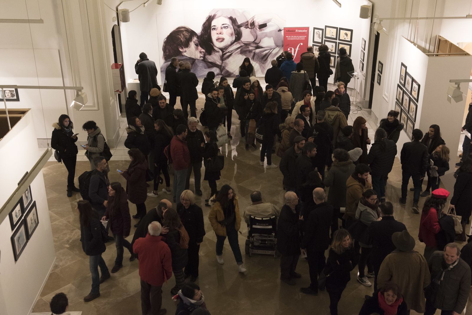 Paula Bonet inaugura su exposición sobre Truffaut en Granada