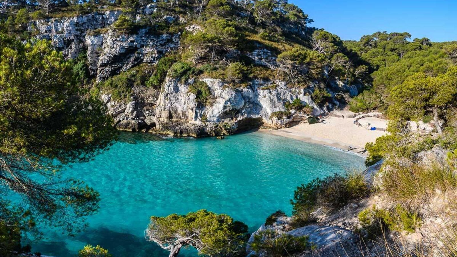 Cala Macarelleta, en Menorca