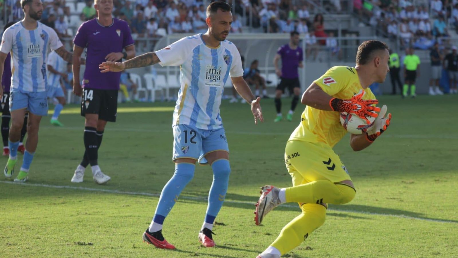 El Málaga CF - Córdoba, en fotos