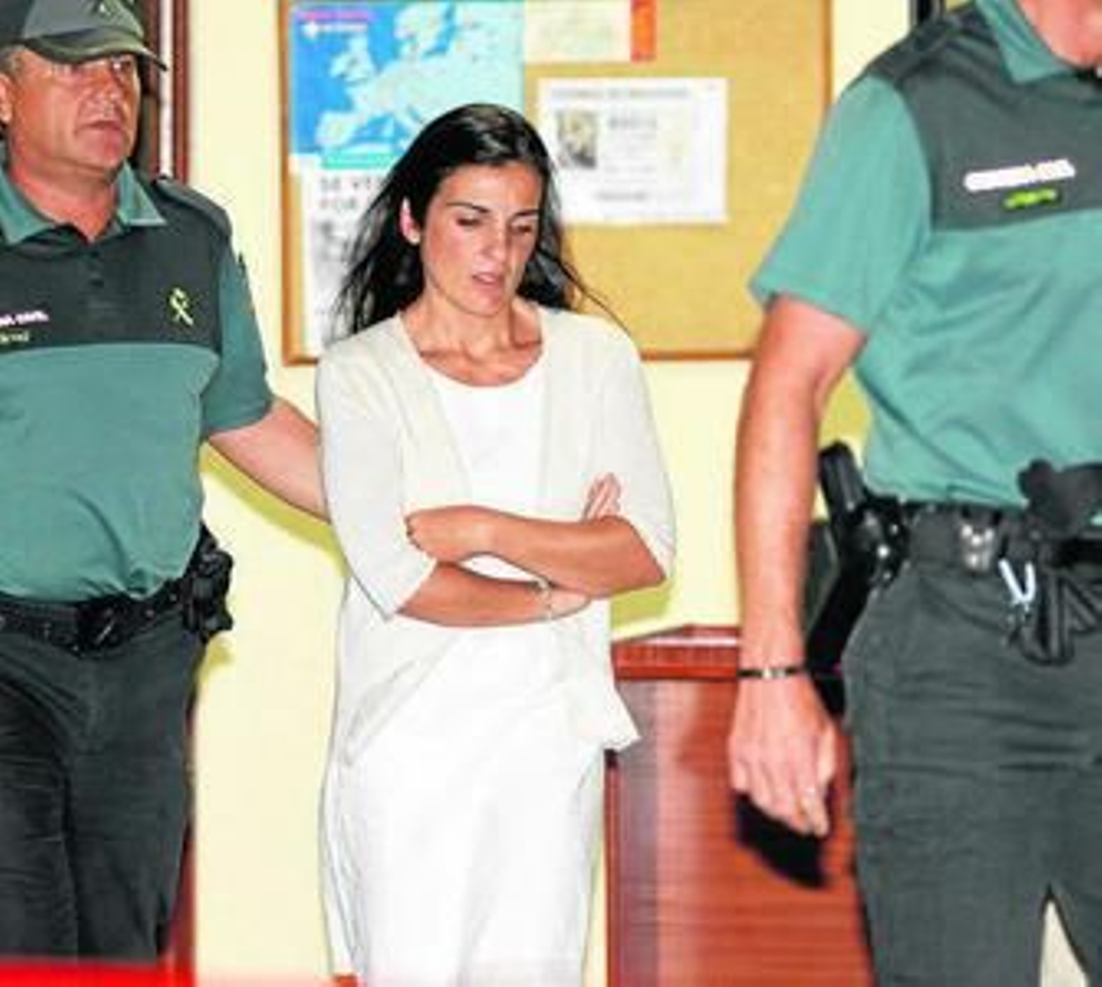 Sara López Hernández, durante el juicio.