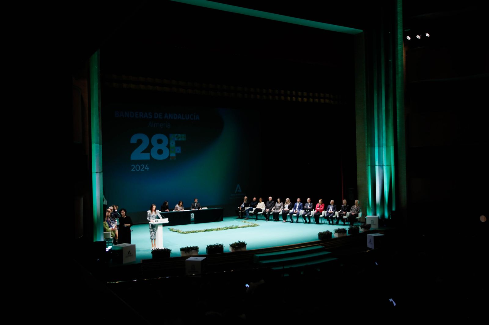 Imágenes de las entregas de las banderas de Andalucía