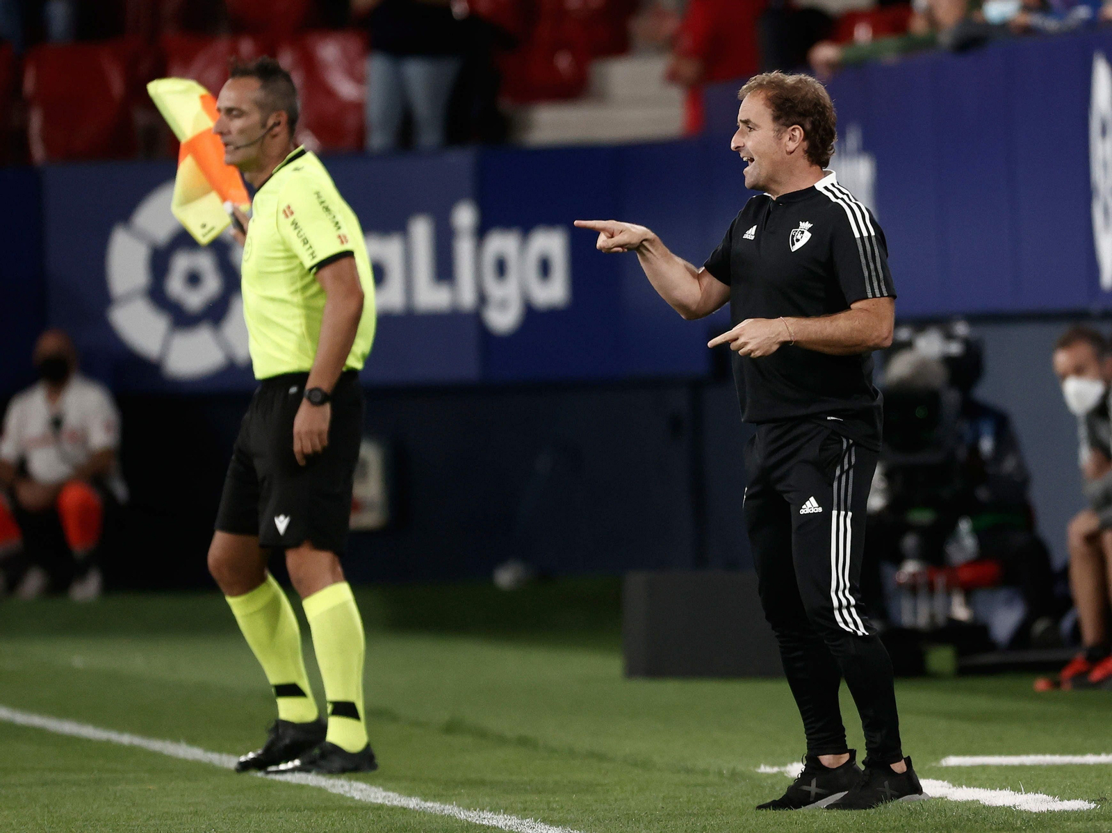 Jagoba Arrasate, durante un partido.