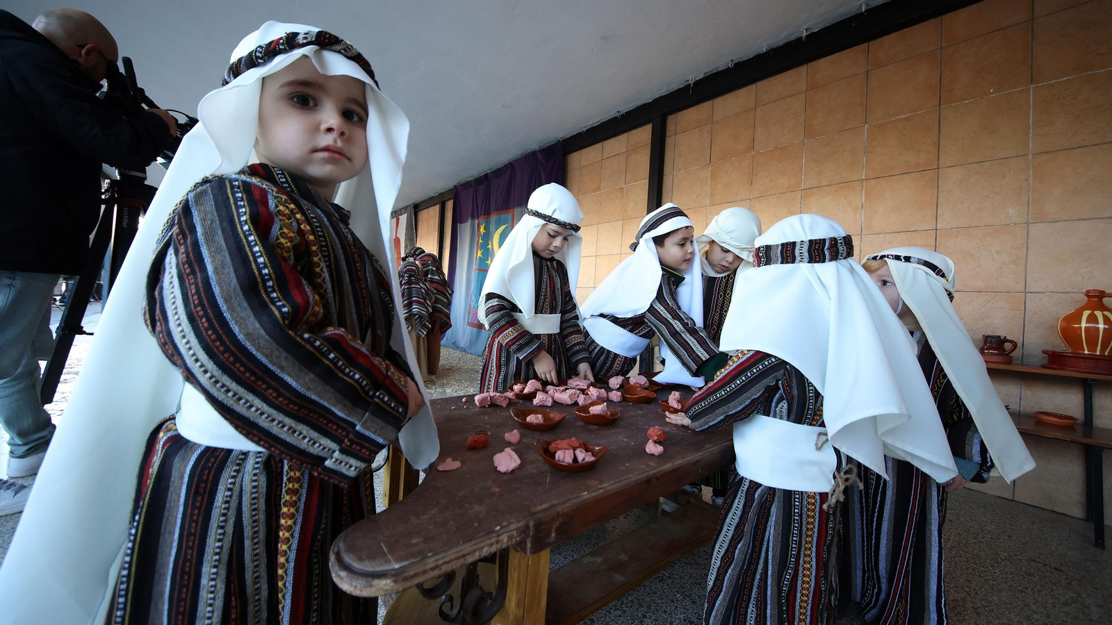Belén viviente en el Colegio San José Fundación Xafer de Jerez