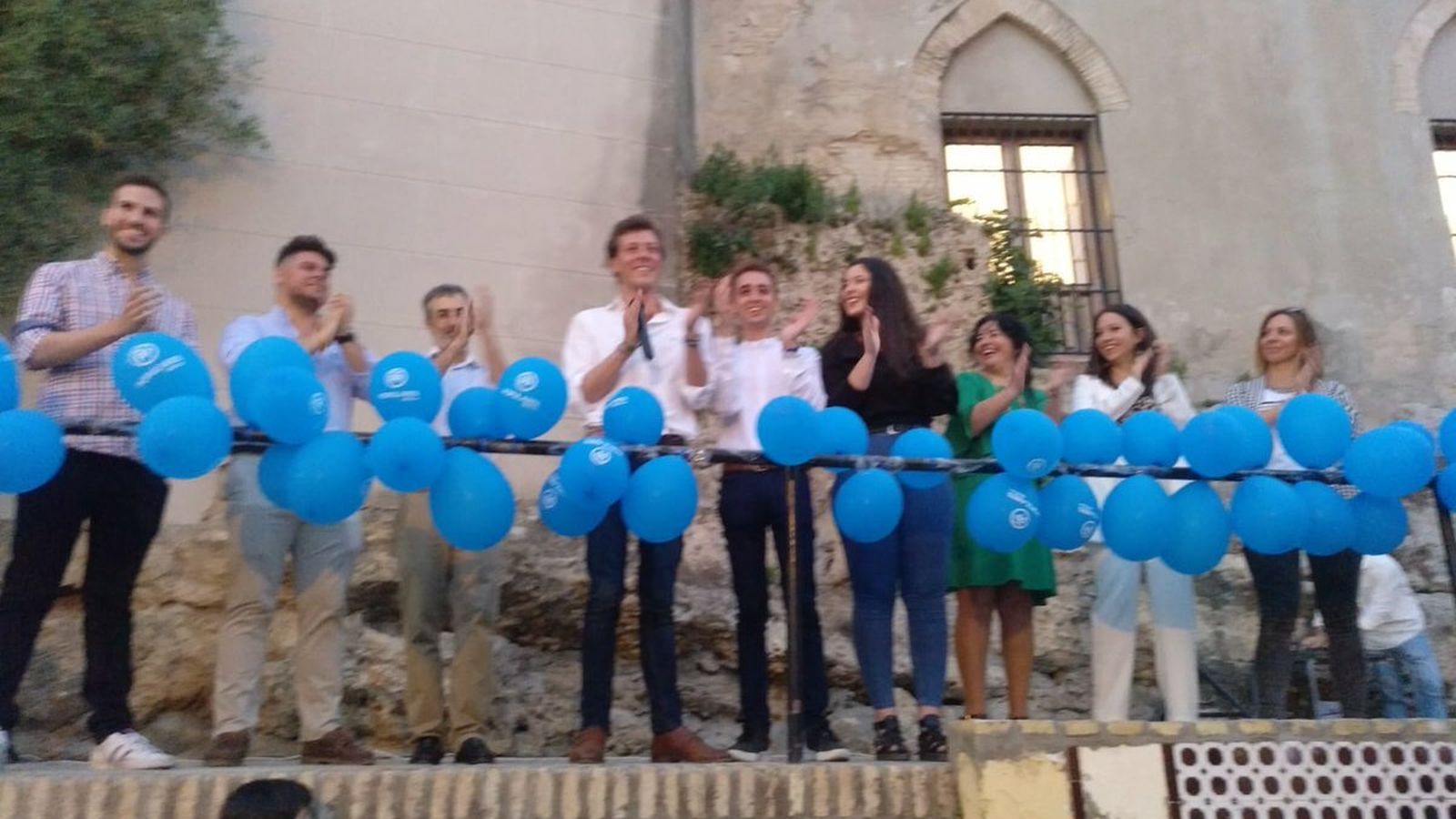 José Veira durante un acto de campaña celebrado en Los Molares.