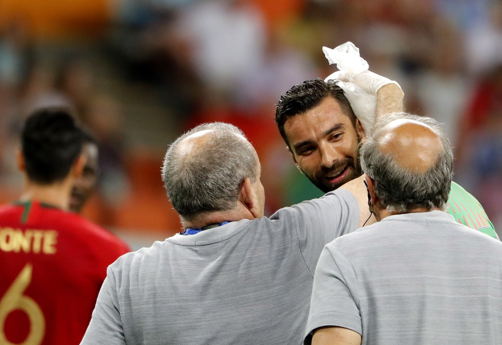 Las imágenes del Irán-Portugal